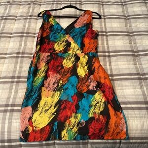 Fun multi-colored party dress